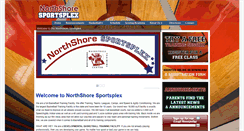 Desktop Screenshot of northshoresportsplex.com